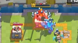 *No skills* Golem Wizard deadly combination 99% win rate.