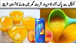 Aroo Sharbat Recipe | Summer Cooling Drink | Easy Homemade Peach (Rani) Juice  