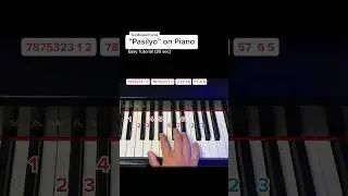 🇵🇭PASILYO - Impress your Filipino Crush| Easy Piano Tutorial #pianotutorial #pasilyo #filipinosong