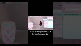How to get your items back (royal high dorm glitch)