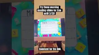 ✨ ☀️ FREE until 2/23: A week of morning meeting slides!