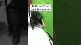 Artificial Grass Wall #artificialgrass #wallgarden #greenwall #shorts