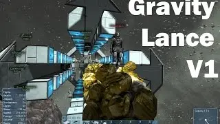 Space Engineers - Gravity Lance, Most powerful Projectile Launcher ever created