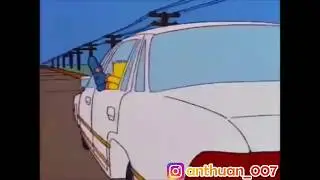 Bart manejando escuchando Macaco feat Farruko - Lo Quiero Todo