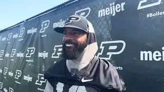 Purdue CB coach Sam Carter 8/21 media availability