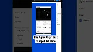 How to Curve Text in Figma #figmadesign #figmaplugin #ui #figma