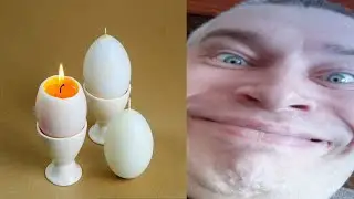 СВЕЧКА-ЯЙЦО DIY ОТ ГЕШКИ
