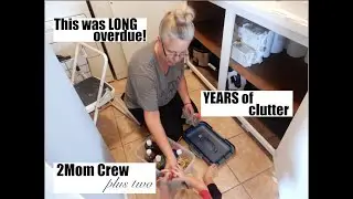 Organizing with Amy - Declutter & Organize our Laundry Room Cabinets