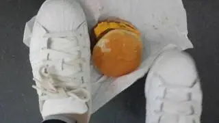 Adidas Superstar burger crush