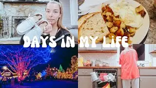 VLOG: opening packages, getting my life together, breakfast date, + peddler's village!