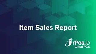 Item Sales Report
