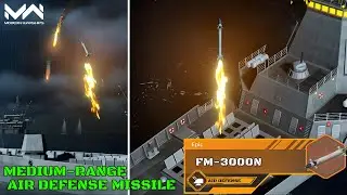 New Locked Air Defense Test! FM-3000N Vs All Threat | Modern Warships