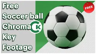 Soccer Ball Green Screen Footage | Free Chroma Key Football