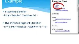Linking to a Named Fragment   Pearson