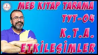 MEB Tüm Kitapların Taranması  - 2024 - TYT 04 - Kimyasal Türler Arası Etkileşimler