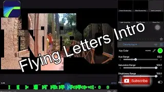 TEXT MASKING TITLE - FLYING LETTERS INTRO | LumaFusion (German)