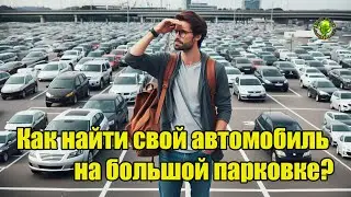 Как найти свой автомобиль на большой парковке?