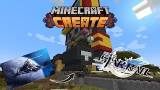 How I built the ASTRAL EXPRESS in MINECRAFT CREATE