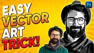 Convert Any PHOTO into VECTOR in PHOTOSHOP Easily