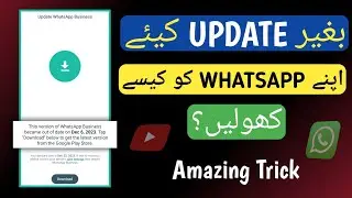 How to open your WhatsApp application without updating | The Beginner's Hub
