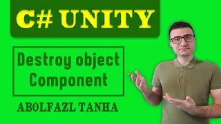 Destroy an object or a component by C# in Unity