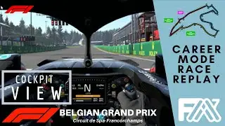 F1 2021 Game | Cockpit View Race di Spa-Francorchamps! Career Mode Race Replay