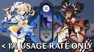 Can You 36☆ Spiral Abyss Using Only 1% Usage Rate Characters?