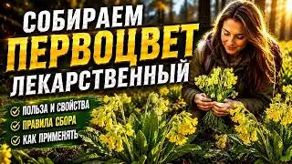 СБОР ЦЕННЕЙШЕГО ПЕРВОЦВЕТА ЛЕКАРСТВЕННОГО.
