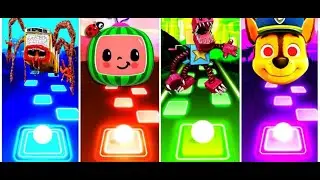 Bus Eater vs Paw Patrol vs Cocomelon vs Boxy Boo /Tiles Hop EDM RUSH