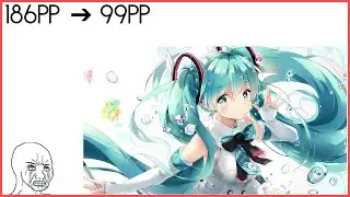 The fattest osu! choke of the century