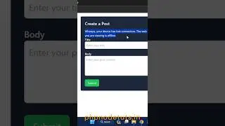 ⚡How to check offline or online status using Livewire 3⚡ #shorts #livewire3