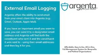 External Email Logging Feature