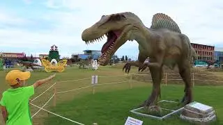 Дино-Парк Махачкала(Анжи-Арена). Каспийск.Эра динозавров