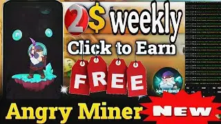 Angry Miner usdt  bot Auto Tasks Auto Earn|Get Usdt Easly