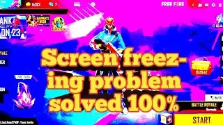 How to solve screen freezing problem in free fire| Screen freezes problem| Free fire lag | high ping