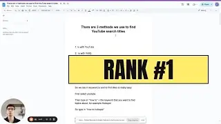 Easy Youtube Automation Keyword Research #keyword.io