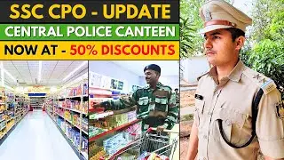 Central police canteen will get same discount as CSD | CAPF Canteen | 50% GST rebate #ssc  #army