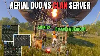How the best AERIAL DUO dominates a CLAN server... | Rust Console Edition