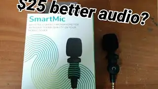 $25 shotgun microphone for smartphones| saramonic smartmic review