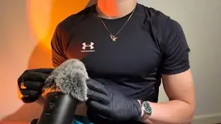 ASMR Giving You a Gentle Ear Massage | Latex Gloves & Fluffy Mic Brushing