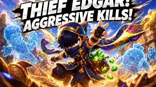 Brawl Stars: THIEF EDGAR Aggressive Gameplay & Highlights!