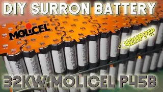 SURRON DIY 80V / 32kW MOLICEL P45B BATTERY BUILD: HOW-TO