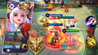LAYLA MONSTER GOLD LANER (100% Deadly)!!💀 Build Top Global Layla 2024!!! - MLBB