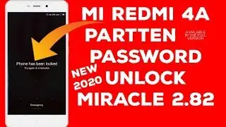 Xiaomi redmi 4a partten / password unlock hard reset 2020