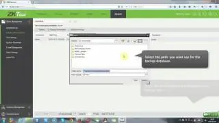 Changing Database Backup Path