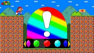 Can Mario Press the Ultimate ! - Rainbow Switch in New Super Mario Bros.? | Game Animation