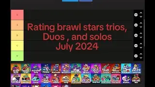 Rating Trios, Duos and Solos on a Brawl Stars Tierlist July 2024