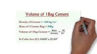 How to calculate Quantity of Cement Sand and Aggregate in concrete
