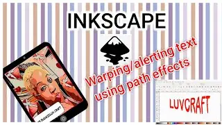 Warping  / altering text in inkscape 1.0 using path effects