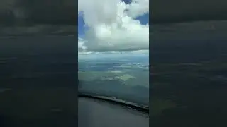 Заход на посадку во Внуково, Москва, ВПП 24